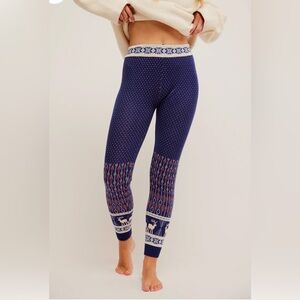 Free People Falala Leggings- Midnight Combo